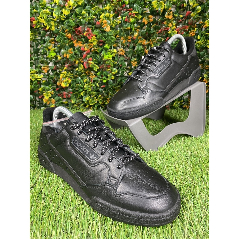 Pharrell Williams X‎ Adidas Originals Continental 80 Black GY4979 Mens 6.5